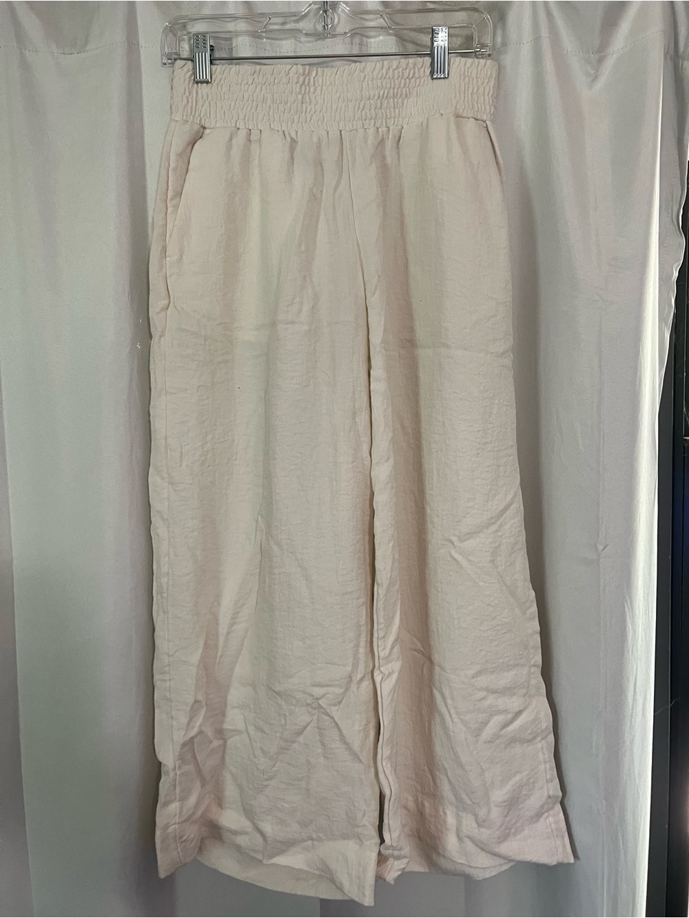 a new day Linen Pants-Cropped